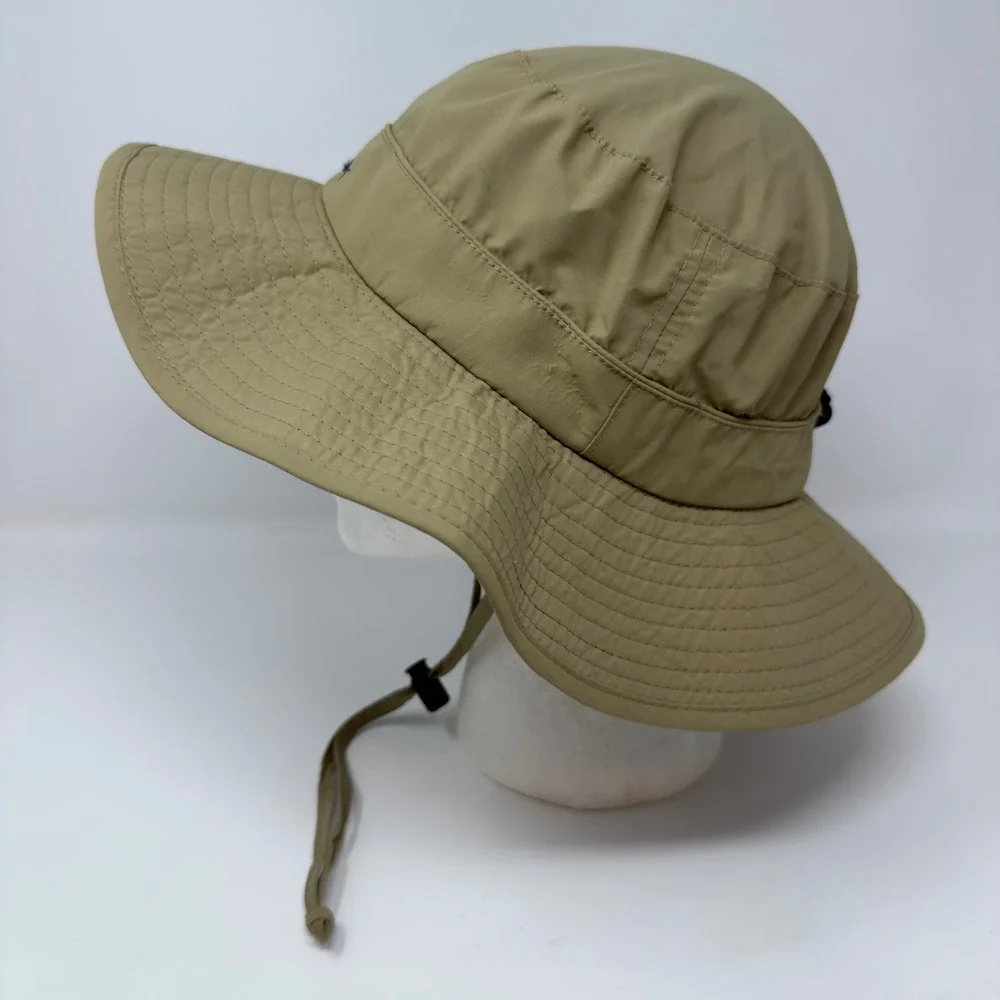 Tommy Bahama Mens Khaki Nylon Boonie Sun Hat Wide Brim Fishing M/L MSAMC1K-KHAKI - Picture 2 of 9